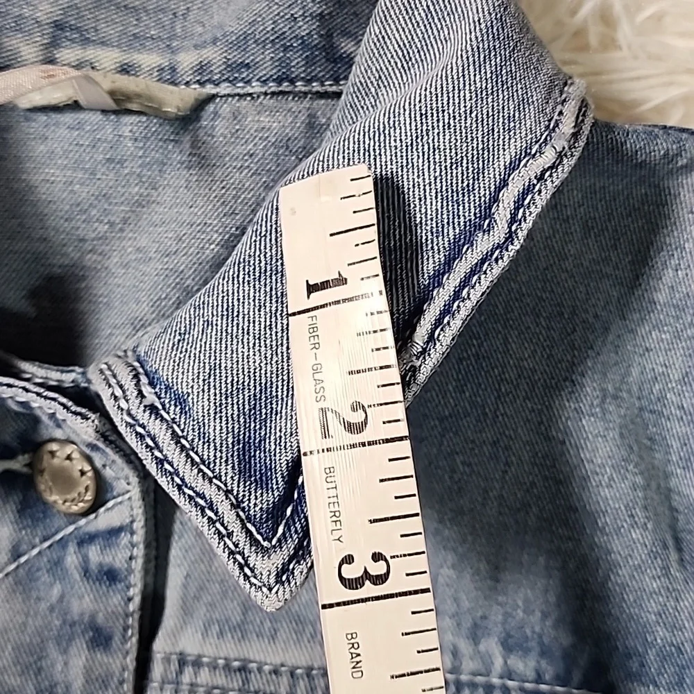 Free People Light Blue Denim Jacket - Picture 6 of 8